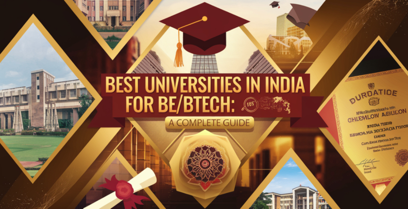 Best Universities in India for BE/BTech: A Complete Guide