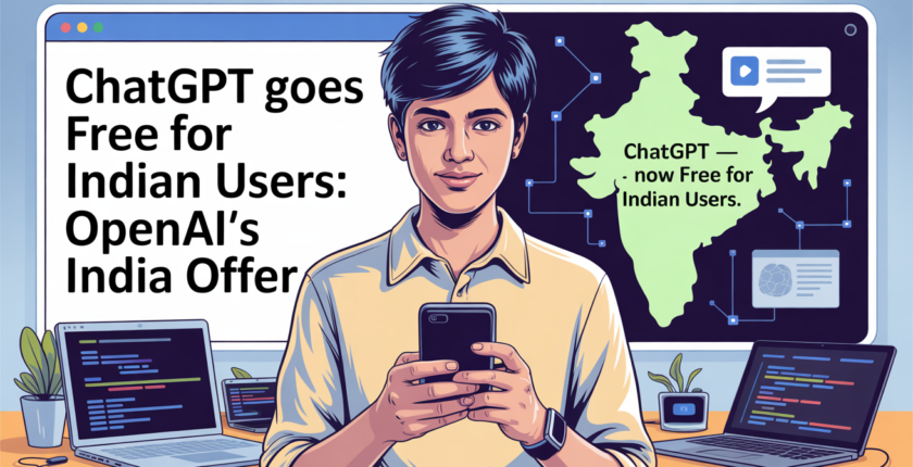ChatGPT Go Free for Indian Users: OpenAI’s India Offer Explained (2025)