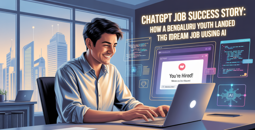 ChatGPT Job Success Story : How a Bengaluru Youth Landed His Dream Job Using AI
