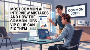 Most Common AI Interview Mistakes Freshers Make And How the Common Jobs VIP Club Helps You Avoid Them