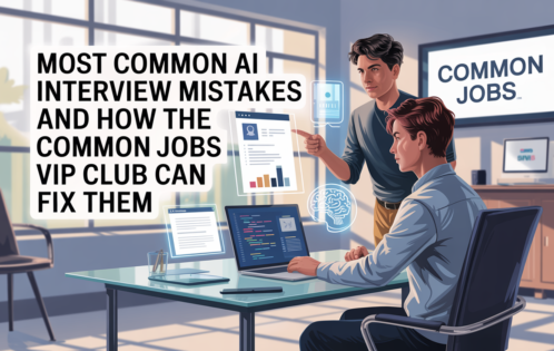 Most Common AI Interview Mistakes Freshers Make And How the Common Jobs VIP Club Helps You Avoid Them