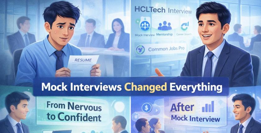 Why Mock Interviews Are a Game-Changer for Freshers: How a Common Jobs Pro Candidate Cracked His Interview