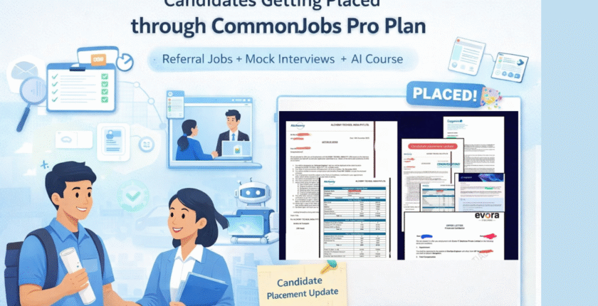 How CommonJobs Pro Plan Is Helping Students Get Placed: Real Offer Letters, Real Confidence, Real Careers