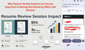 Why Resume Review Sessions Are the are important in Getting Shortlisted by MNCs Like Amazon