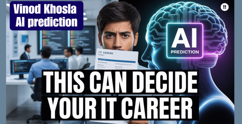 Is AI Going to Kill the Indian IT Sector? What Freshers Must Know | Vinod Khosla prediction
