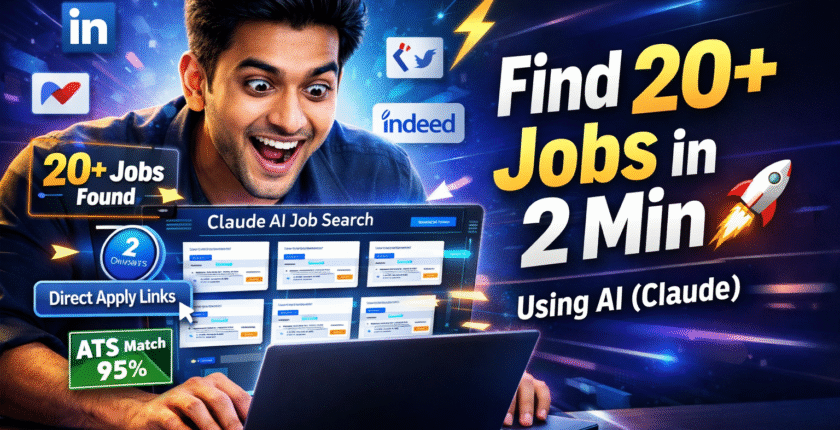 How to Use Claude AI to Find 20+ Job Openings in Just 2 Minutes