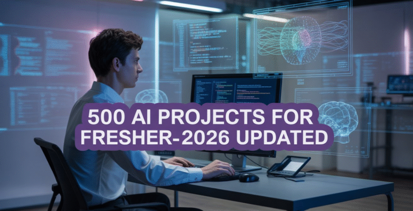 500 AI Projects Freshers Can add in their resume to increase chances of getting shortlisted | 2026 updated