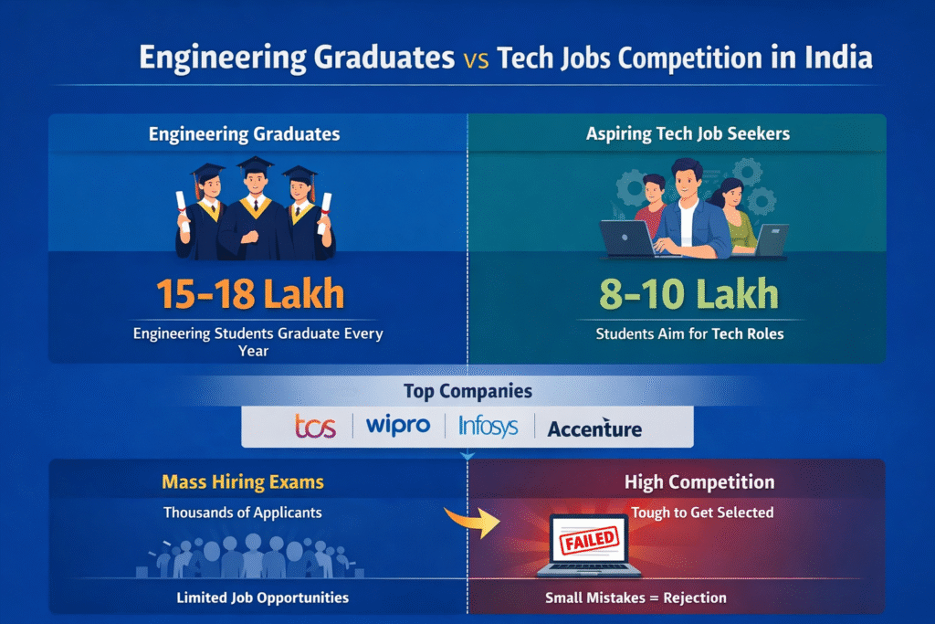 Tech Hiring Preparation in India: Why 40 Lakh Interview Simulations Are Needed Every Year
