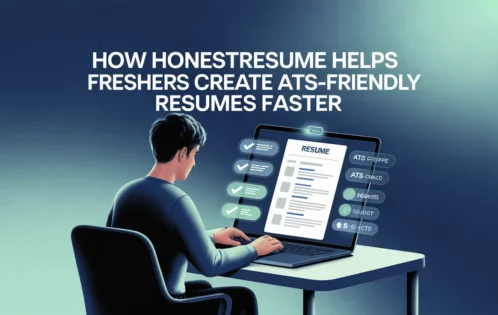 How HonestResume Helps Freshers Create ATS-Friendly Resumes Faster