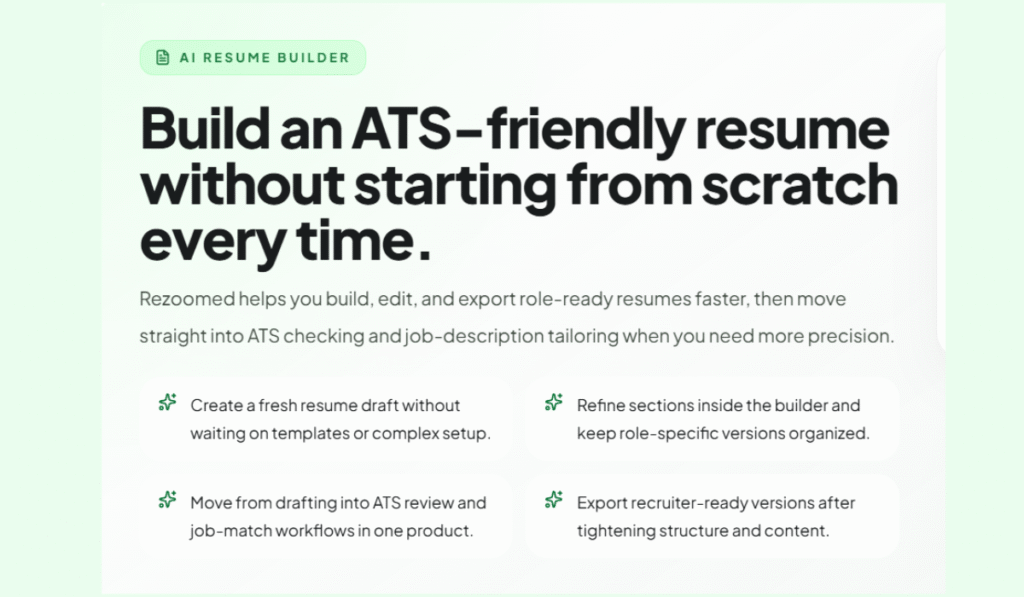 Rezoomed Review 2026: Complete Guide to the AI Resume Builder, ATS Checker & Resume Optimizer