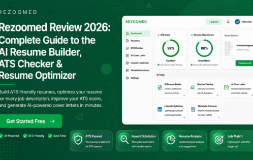 Rezoomed Review 2026: Complete Guide to the AI Resume Builder, ATS Checker & Resume Optimizer