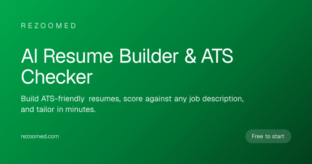 Rezoomed Review 2026: Complete Guide to the AI Resume Builder, ATS Checker & Resume Optimizer