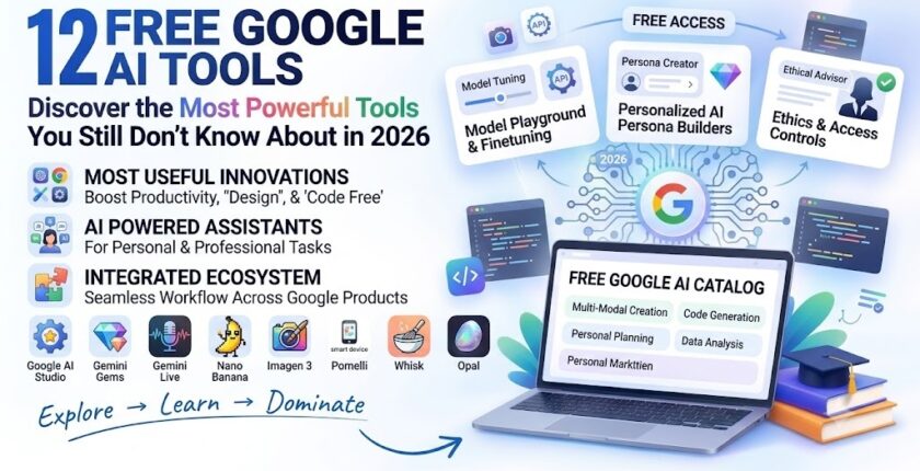 12 Free Google AI Tools Most People Still Don't Know About in 2026