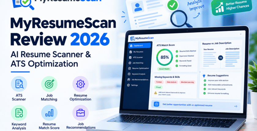 MyResumeScan Review 2026: Free ATS Resume Scanner, AI Optimization & Job Matching